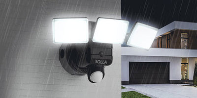 SOLLA LED SECURITY LIGHT MOTION SENSOR