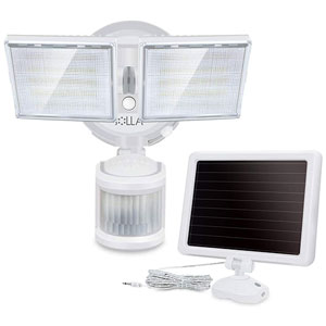 2 head LED security light