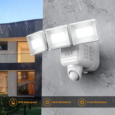 SOLLA 750lm Wireless Battery Operated Led Lights Outdoor Motion Sensor Light
