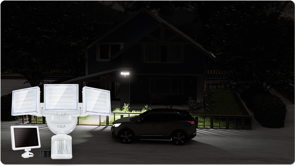 Solar Security Light | Ultra-Adjustable Lighting Panels – SOLLA