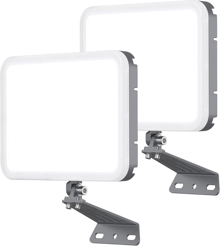 SOLLA 2026 Plus New Upgraded LED Flood Light Outdoor 100W-500W, 10000LM-50000LM 6000K Daylight White Stadium Lights, IP65 Waterproof, Adjustable Outdoor Floodlight for Yards,Driveway, Garage,Barn
