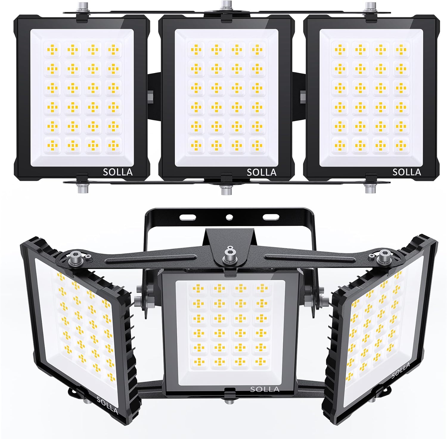 SOLLA 300W 2025 Plus New Upgraded LED Outdoor Flood Light, 30000LM 600