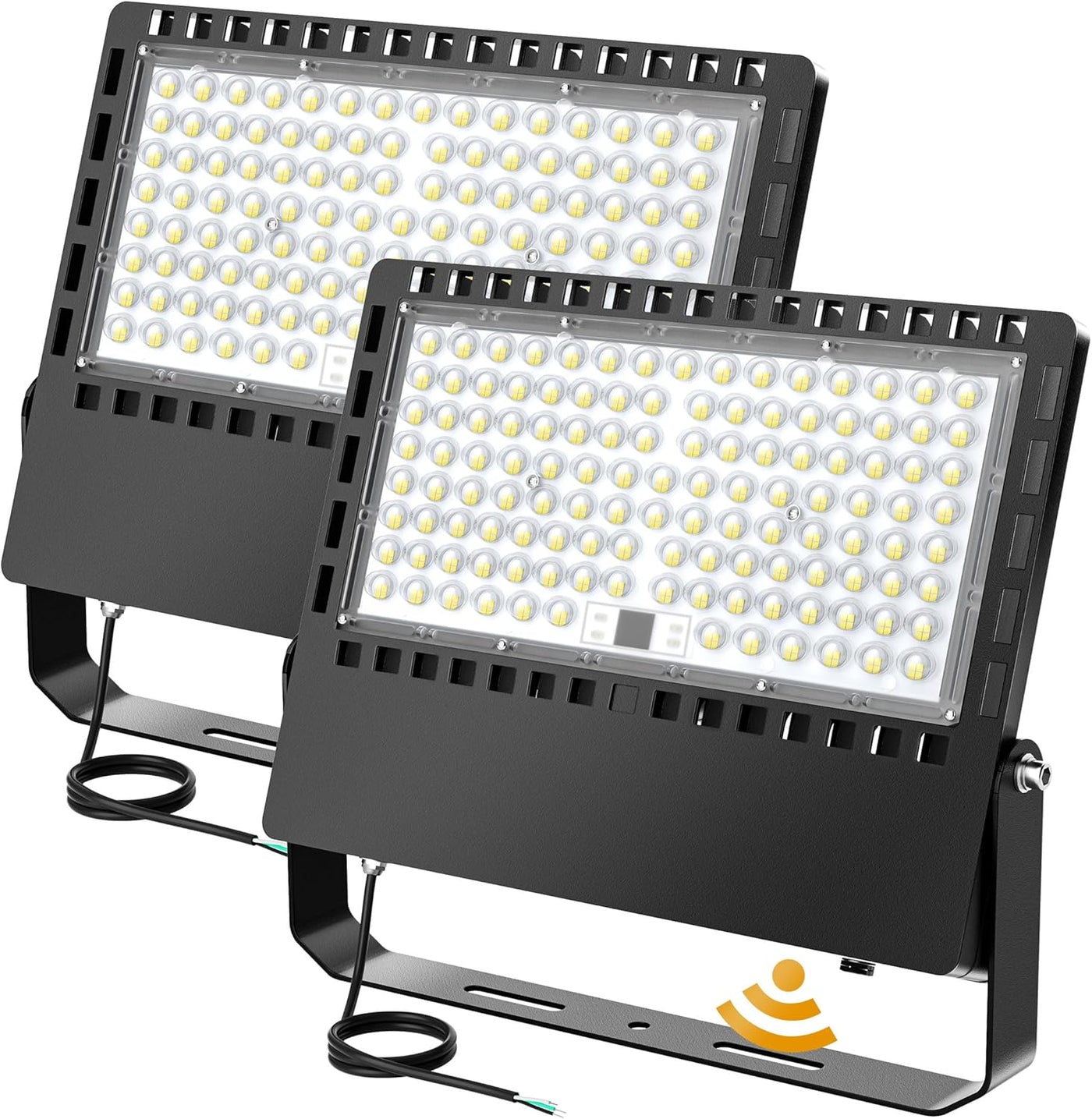 LED Flood Light Dusk to Dawn Outdoor, 240W-400W Super Bright Stadium Lights with Photocell, 120-277V, 5000K Daylight, IP67 Waterproof Commercial Arena Lights for Sports Fields, Court, Parking Lot