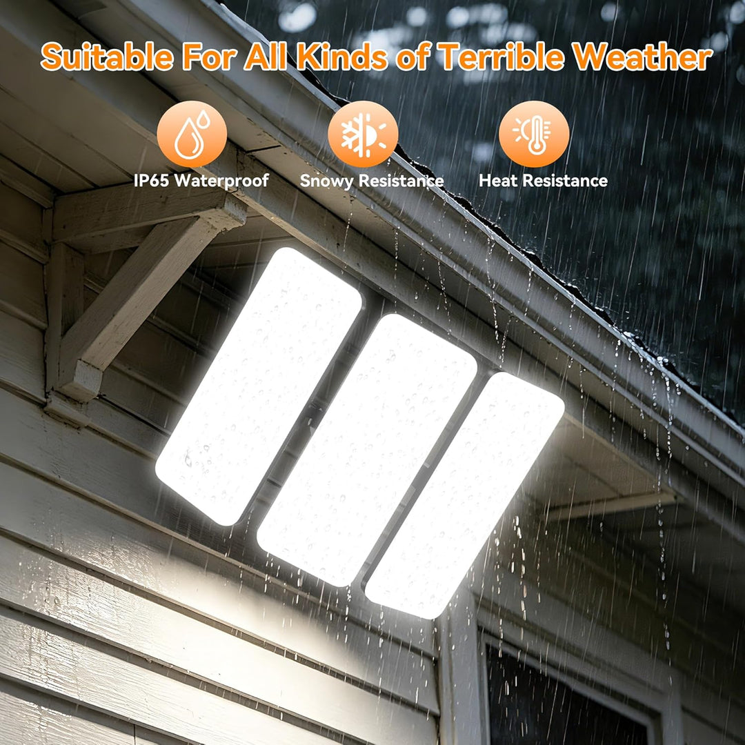 LED Flood Lights Outdoor 100W-500W, 2026 Lite New Upgraded Security Light, 10000LM-50000LM Super Bright Stadium Lights, 6000K Daylight White, IP65 Waterproof, Adjustable Exterior Floodlight for House Yard Garage