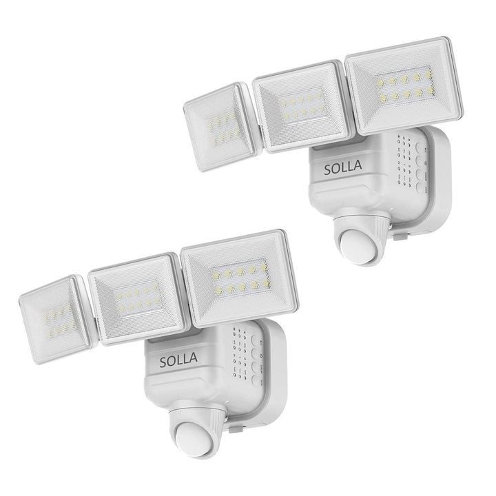 Battery Powered Flood Light, 750LM Dimmable Motion Sensor Security Light
