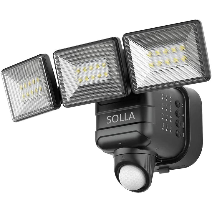 Battery Powered Flood Light, 750LM Dimmable Motion Sensor Security Light