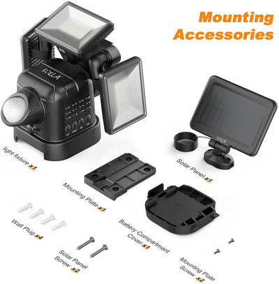 Accessories of waterproof black Hybrid motion sensor security light